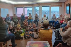 Kindergarten "In den Tannen" zu Besuch St. laurentius